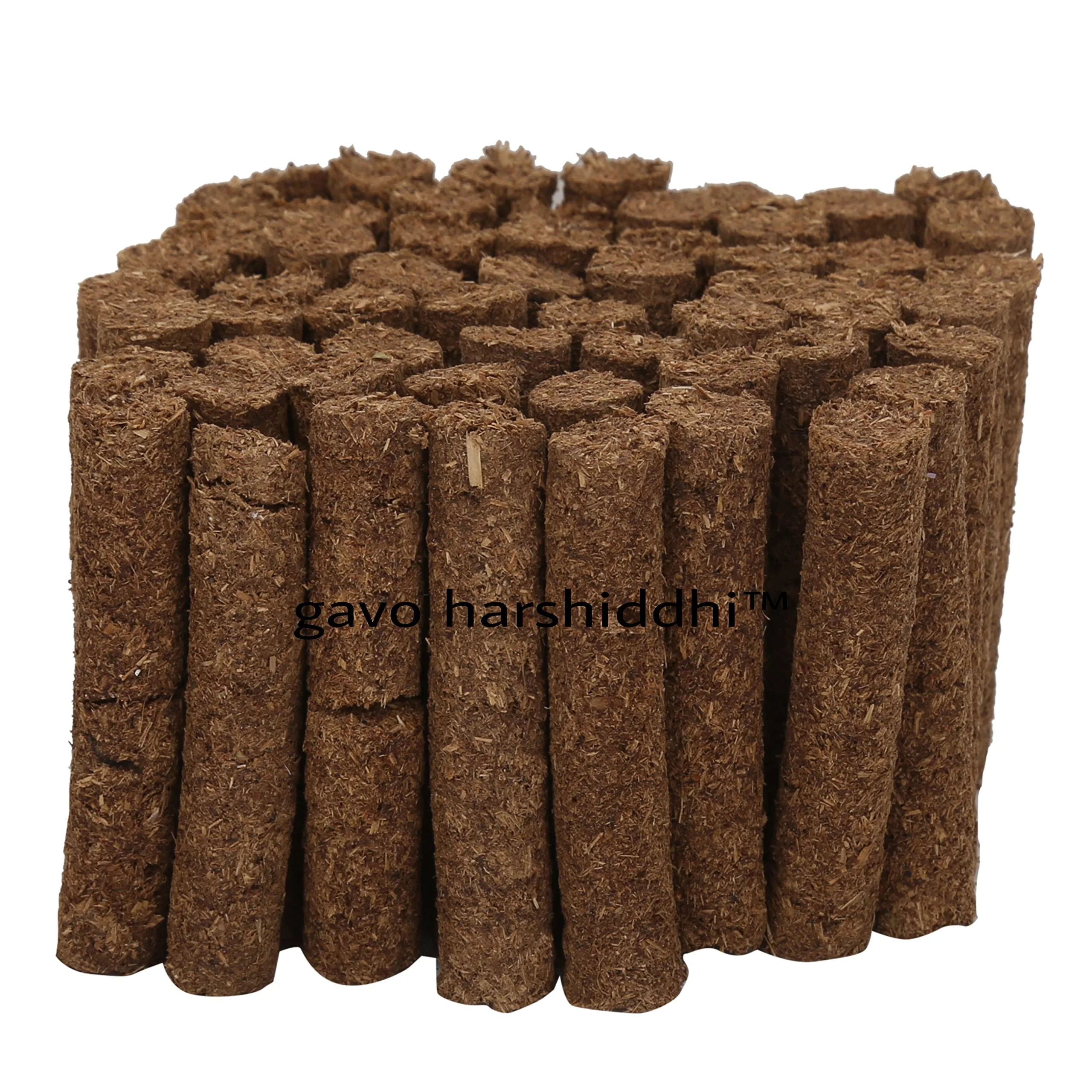 GAVO HARSHIDDHI Desi Cow Dung Natural Loban Dhoop Batti Made by Loban Chandan Jatamansi Gulab Bhimseni Kapur 2.5 Inches Organic Incense Stick (60-Piece) - image 2