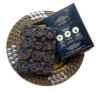 Aviraj (24 Cups) Natural Loban Dhoop Cup for Pooja I Hawan Cup Sambrani Natural Herbs Added Dhup Cups - image 1