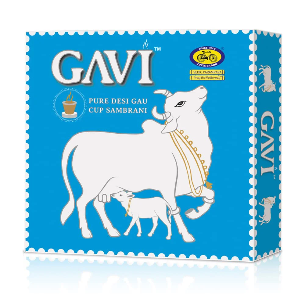 Cycle Pure Gavi Cow Dung Sambrani Dhoop Cups for Pooja (36 pcs) | Havan Cups for Pooja, Home & Festivals | Guggal/Loban Dhoop Original | Cow Dung Dhoop | Pack of 3 (12 Cups/pack + 1 burner plate/pack) - image 2