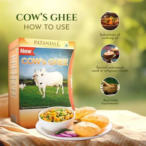 Patanjali Cow's Ghee, 1L(1 kg) - image 1
