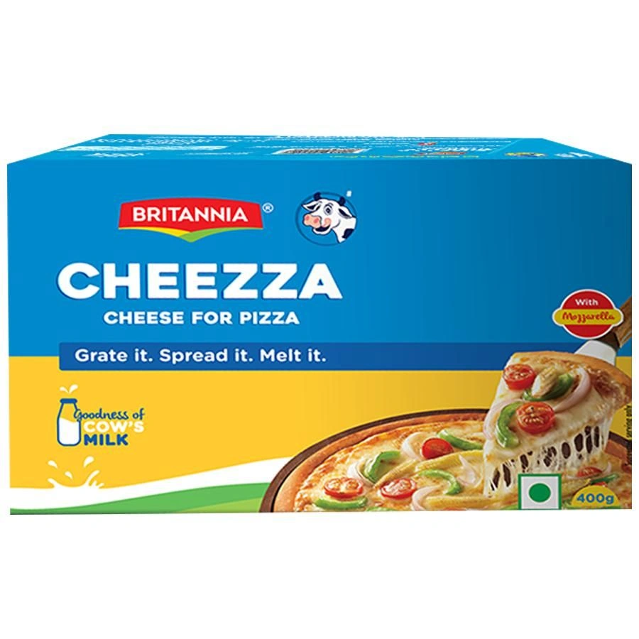 Britannia Cheezza Cheese Block for Pizza, 200 g Carton - image 1