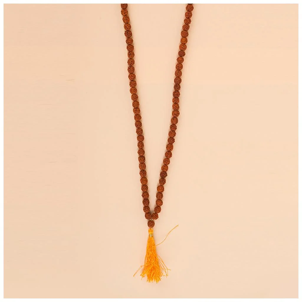 Authentic Isha Panchamukhi (five-faced) Rudraksha Mala. Consecrated at Dhyanalinga. Your cocoon of energy (7.5 mm) - image 2