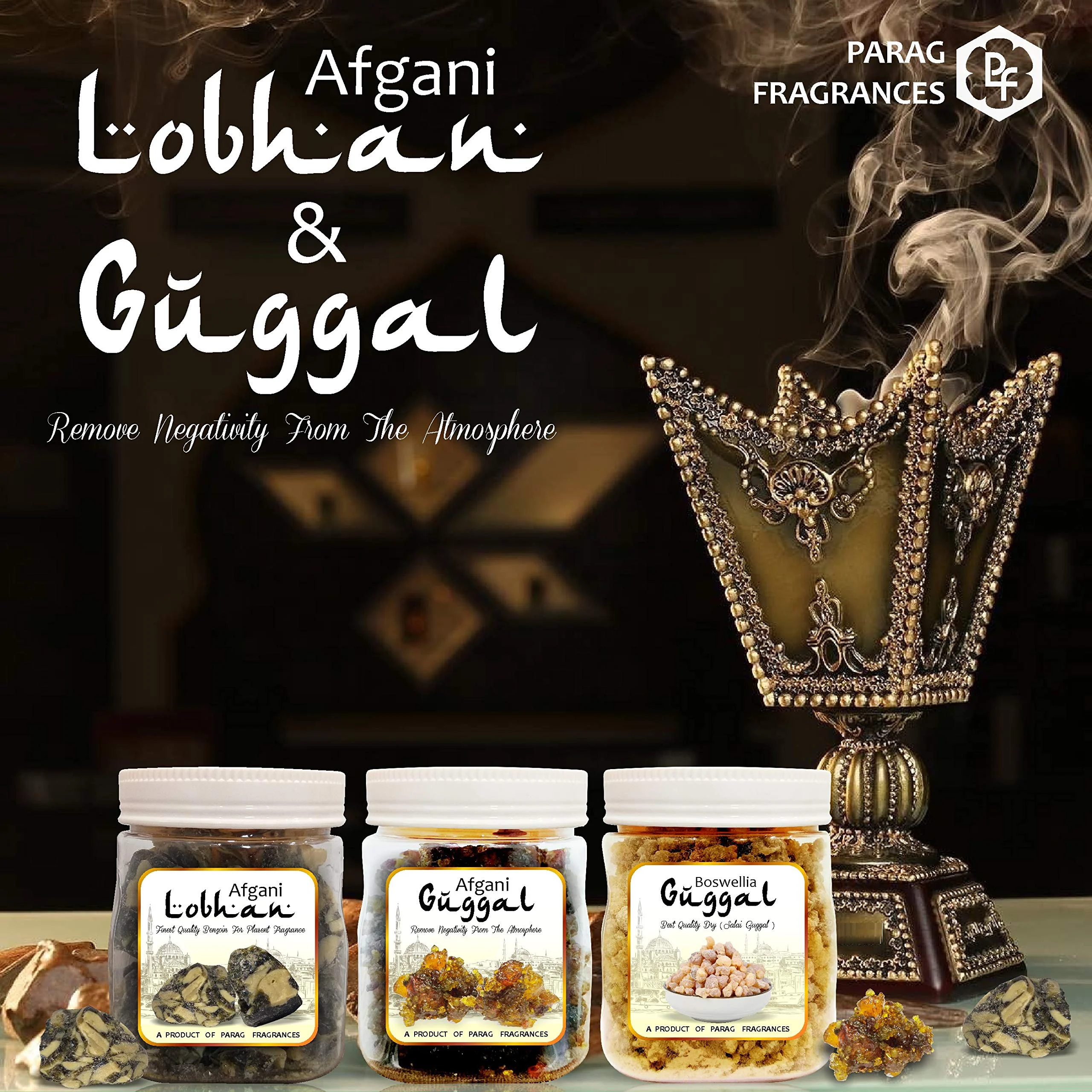 Parag Fragrances loban with Saffron-Sandal Oil 250gm Natural Loban for Dhoop and Hawan/Natural Loban - image 2