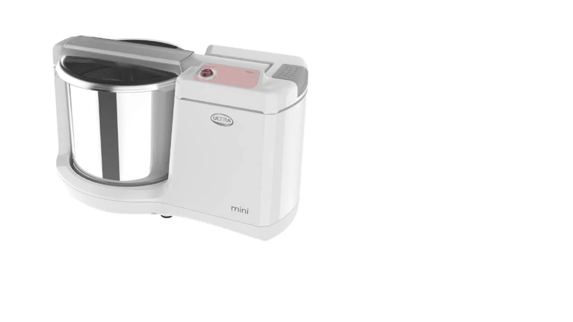 Ultra Mini Wet Grinder 1.25L, Patented Conical Stones, ABS Body, Multiutility Drum, CE Certified in House Motor with 5 Years Warranty, AISI 304 Food Grade Stainless Steel, 85W Power, 230V(White) - image 2