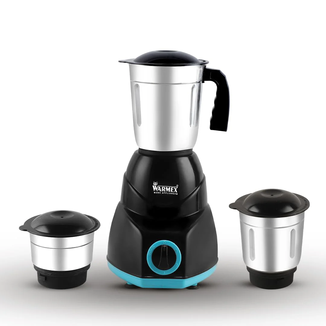 Warmex 500W Mixer Grinder with 3 Jars + 2 Years Warranty, Powerful Motor for Efficient Grinding & Blending, Durable & Versatile Kitchen Appliance, Ideal for Home Cooking Needs, Reliable Performance - image 2