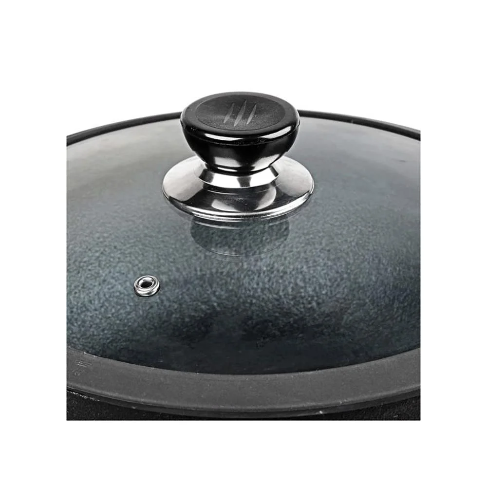 Vinod  D Legacy Pre-Seasoned Cast Iron Kadai, 24 cm,Induction Friendly,Black, 1 Piece - image 2
