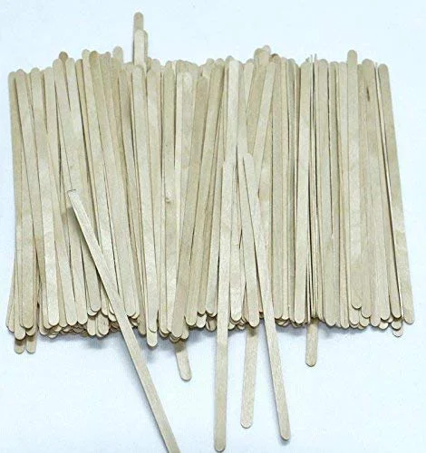 VINAYAKAMART Coffee/Tea Stirrer Sticks| coffee stirrers| wooden stirrers |Coffees sticks |Tea Stirrer Beverage Stirrer |round sheep end, size 5.5 inch length(250pcs) - image 2