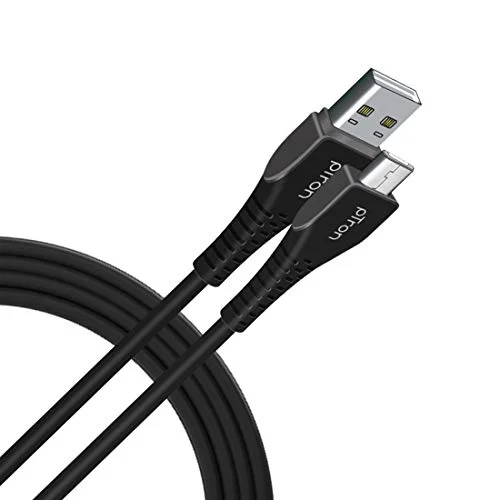pTron USB-A to Micro USB 2.4A Fast Charging Cable compatible with Android Phones/Tablets, 480mbps Data Transfer Speed, Made in India, Solero M241 Tangle-free USB Cable (Round, 1M, Black) - image 2