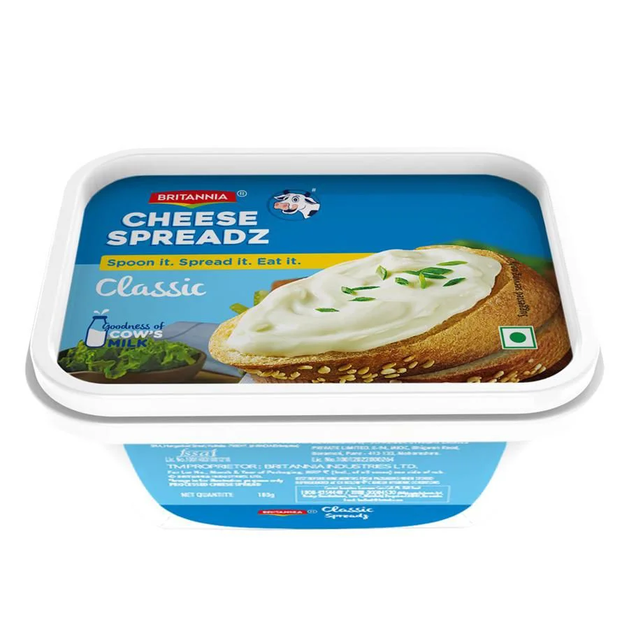 Britannia Cheese Spread - Classic, 180 g Tub - image 1