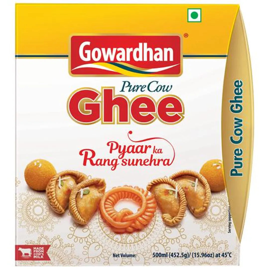 Gowardhan Pure Cow Ghee - Rich In Vitamin A & E, 500 ml - image 1