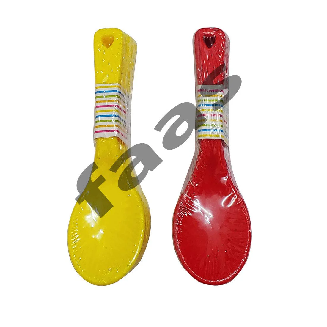faas Multicolour Baby Spoon Set of 1 (12 Piece) for Baby Feeding (Yellow, Red) - image 2