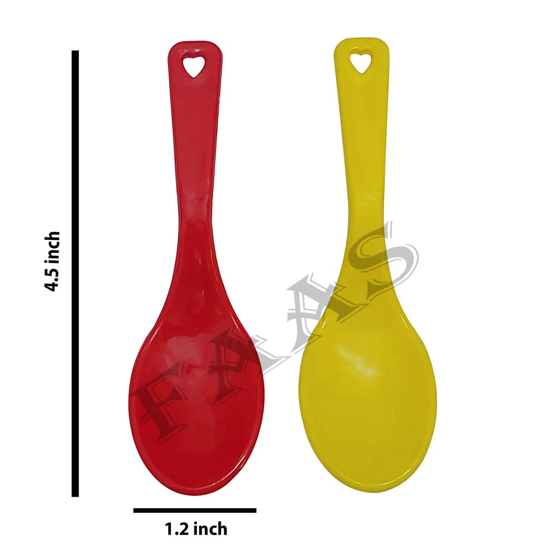 faas Multicolour Baby Spoon Set of 1 (12 Piece) for Baby Feeding (Yellow, Red) - image 1