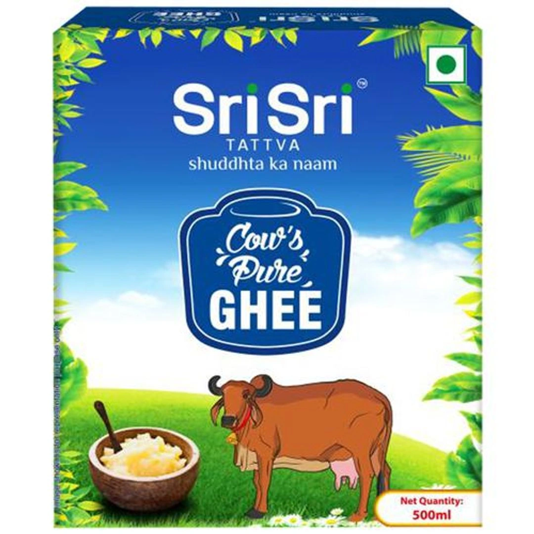 Sri Sri Tattva Pure Cow Ghee, 500ml - image 1