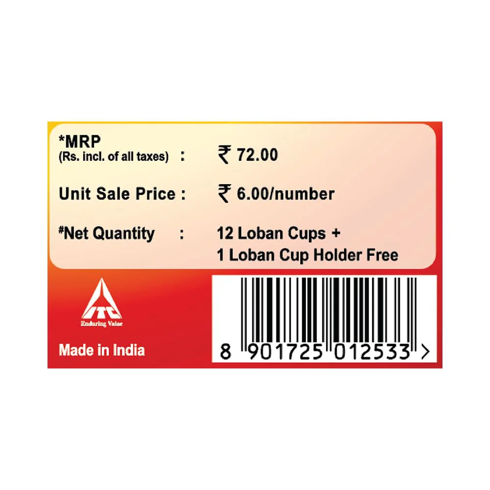 Mangaldeep Loban Cups - Pure & Natural - Rich Aroma (12 Cups) - image 2