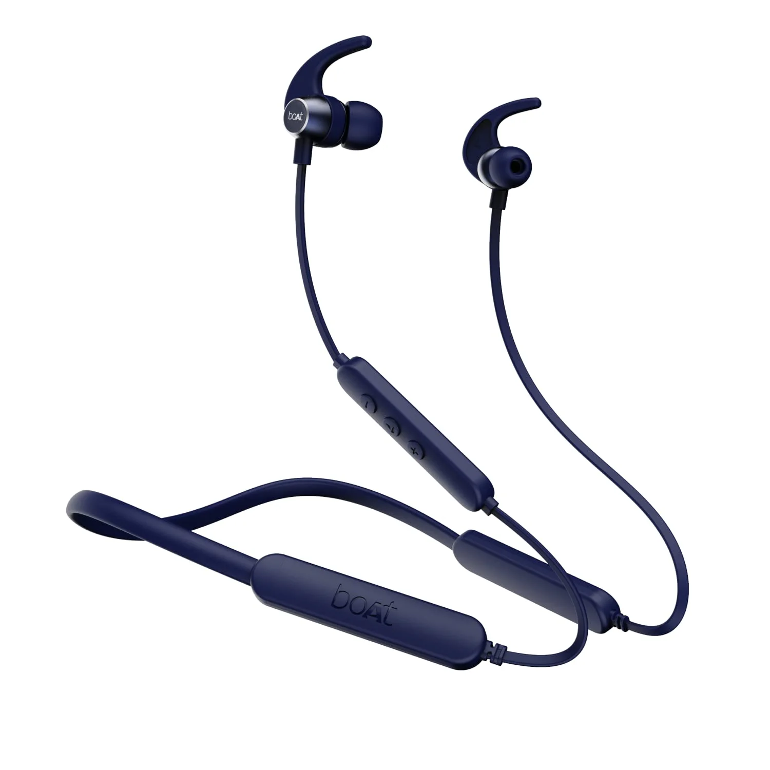 boAt Rockerz 255 Pro+ Bluetooth Neckband with Upto 60 Hours Playback, ASAP Charge, IPX7, Dual Pairing and Bluetooth v5.2(Navy Blue) - image 1