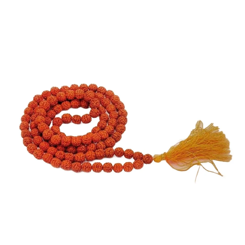 Authentic Isha Panchamukhi (five-faced) Rudraksha Mala. Consecrated at Dhyanalinga. Your cocoon of energy (8 mm) - image 2