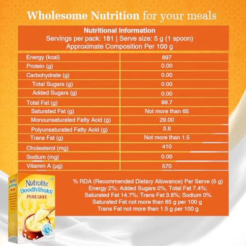 Nutralite DoodhShakti Pure Ghee | from Braj Bhoomi | 1L - image 1