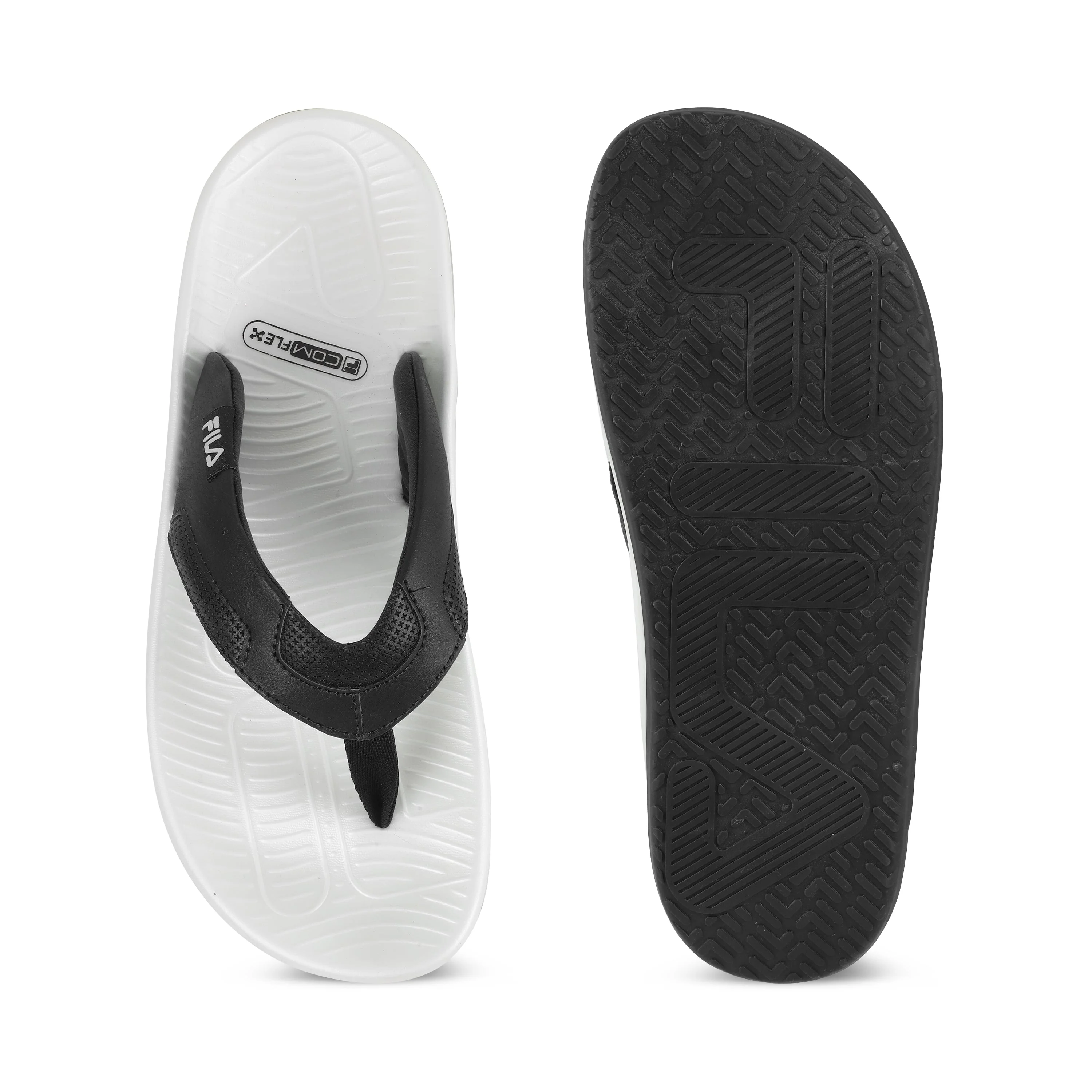 Fila Men Black-White Ario Dual Thong - image 1