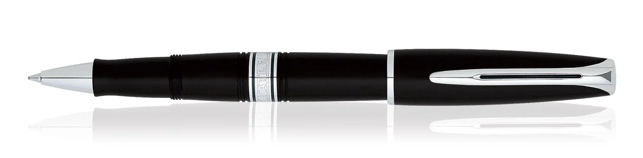 WATERMAN CHARLESTON Chrome Trim ROLLERBALL PEN - image 2
